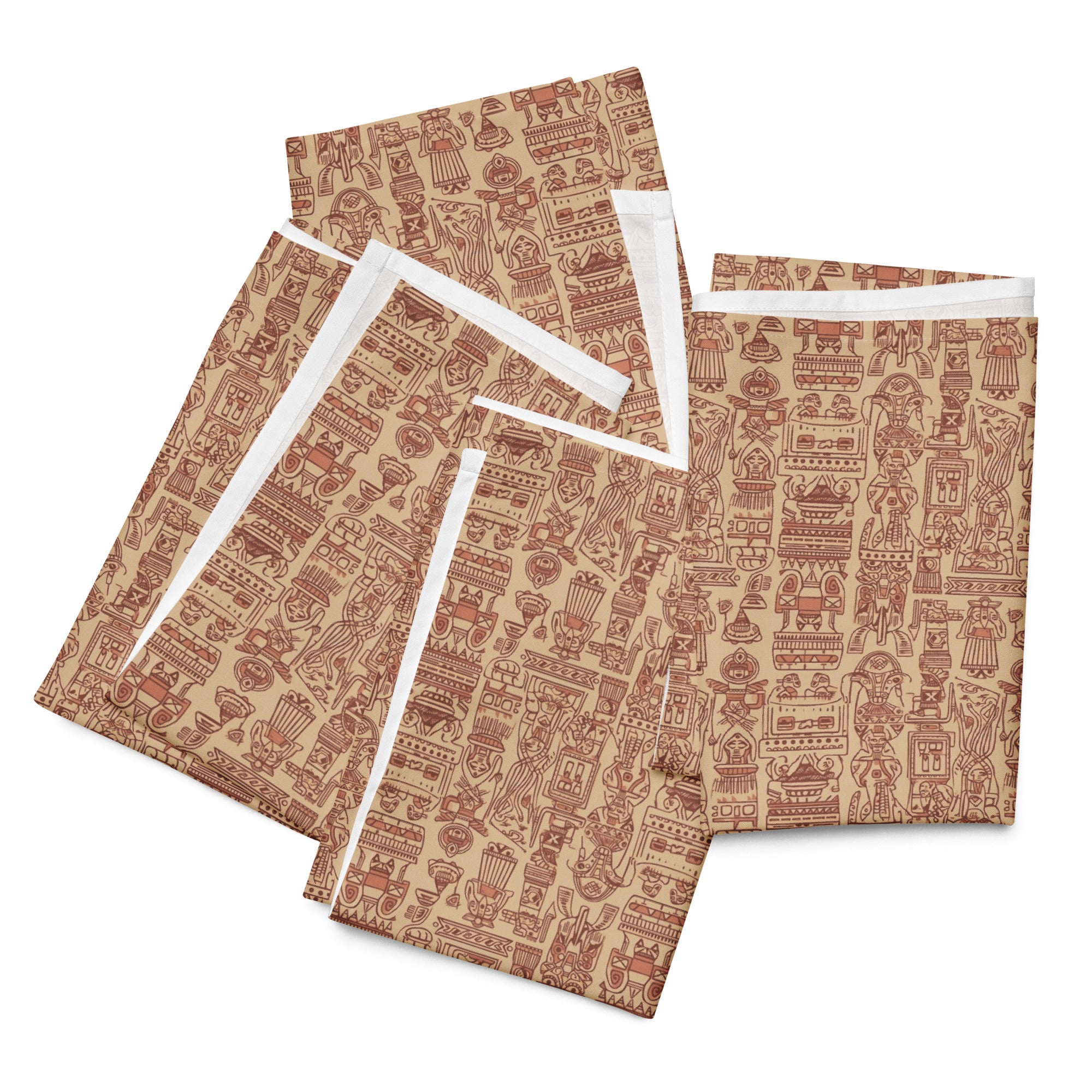Aztec Neutral Cloth napkin set